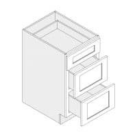 Drawer base · Three-drawers