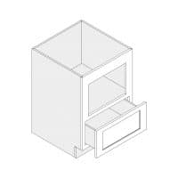 Microwave drawer base