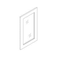 Wall cabinet · Glass doors · 30 in height