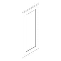 Tall pantry · Decorative glass doors · Wide