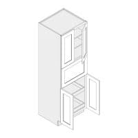 Microwave wall pantry
