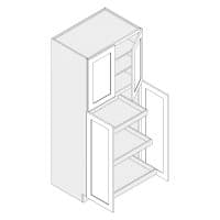 Wall pantry · Double doors