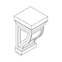 Posts · Corner brackets