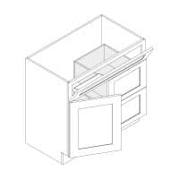 Vanity sink base · Door right