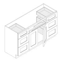 Vanity sink base · Wide widths